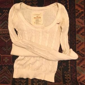 White Hollister Sweater